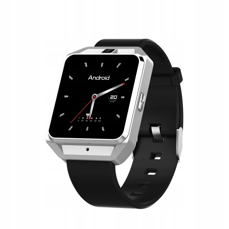 Smartwatch H5 Android 6.0 4G Lte Wi-Fi Gps Kamera 5Mpx Srebrny Nowy
