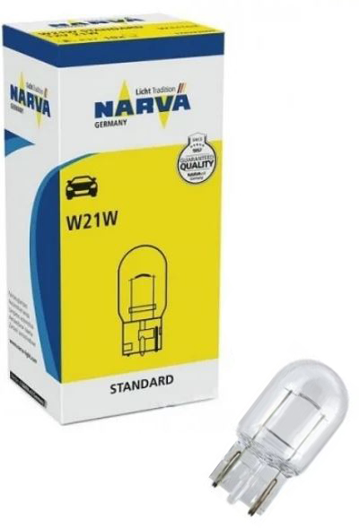 10 x Narva Standard Żarówka W21W 12V
