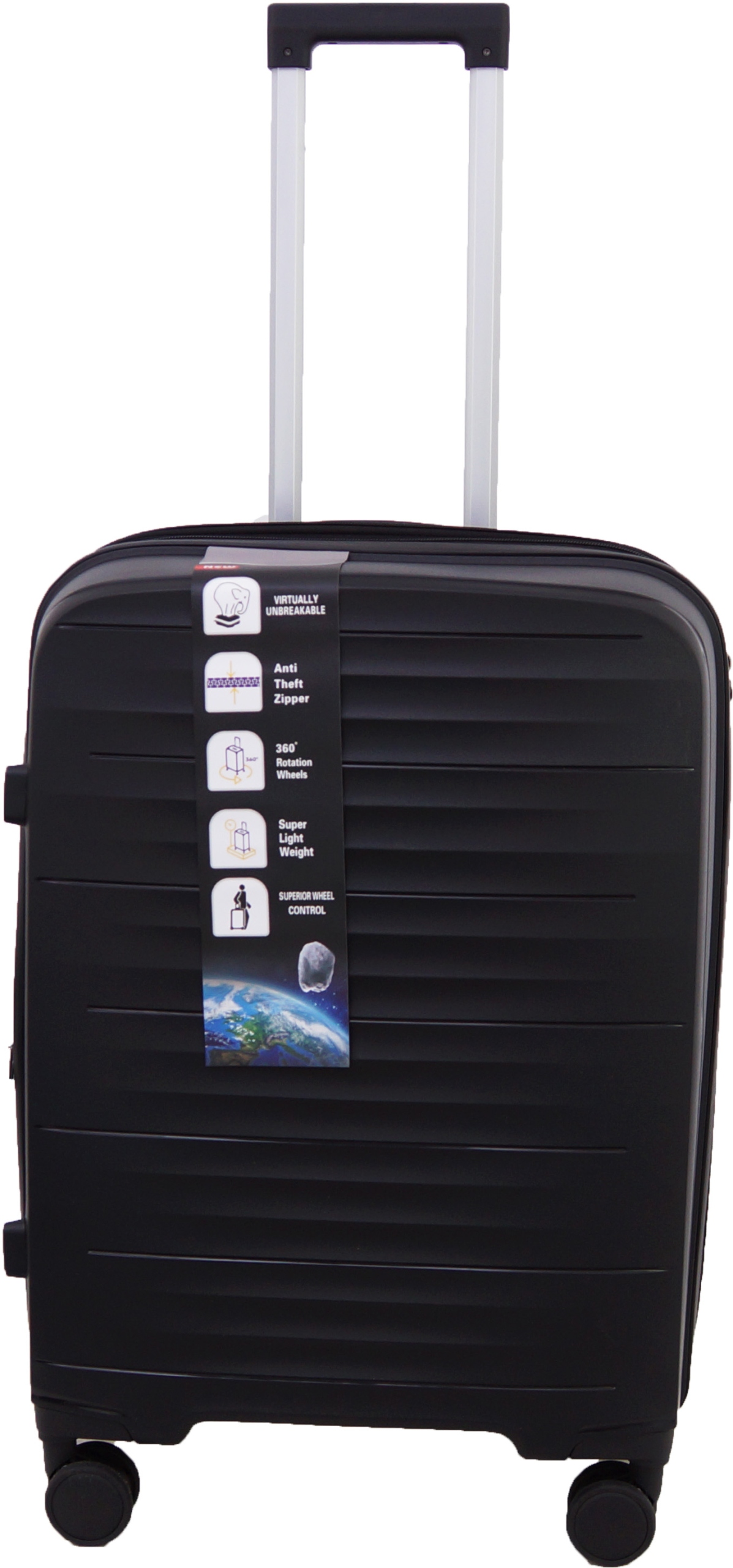 Walizka Średnia Na Kółkach Podróżna Gravitt Polipropylen 251 Twarda Exp