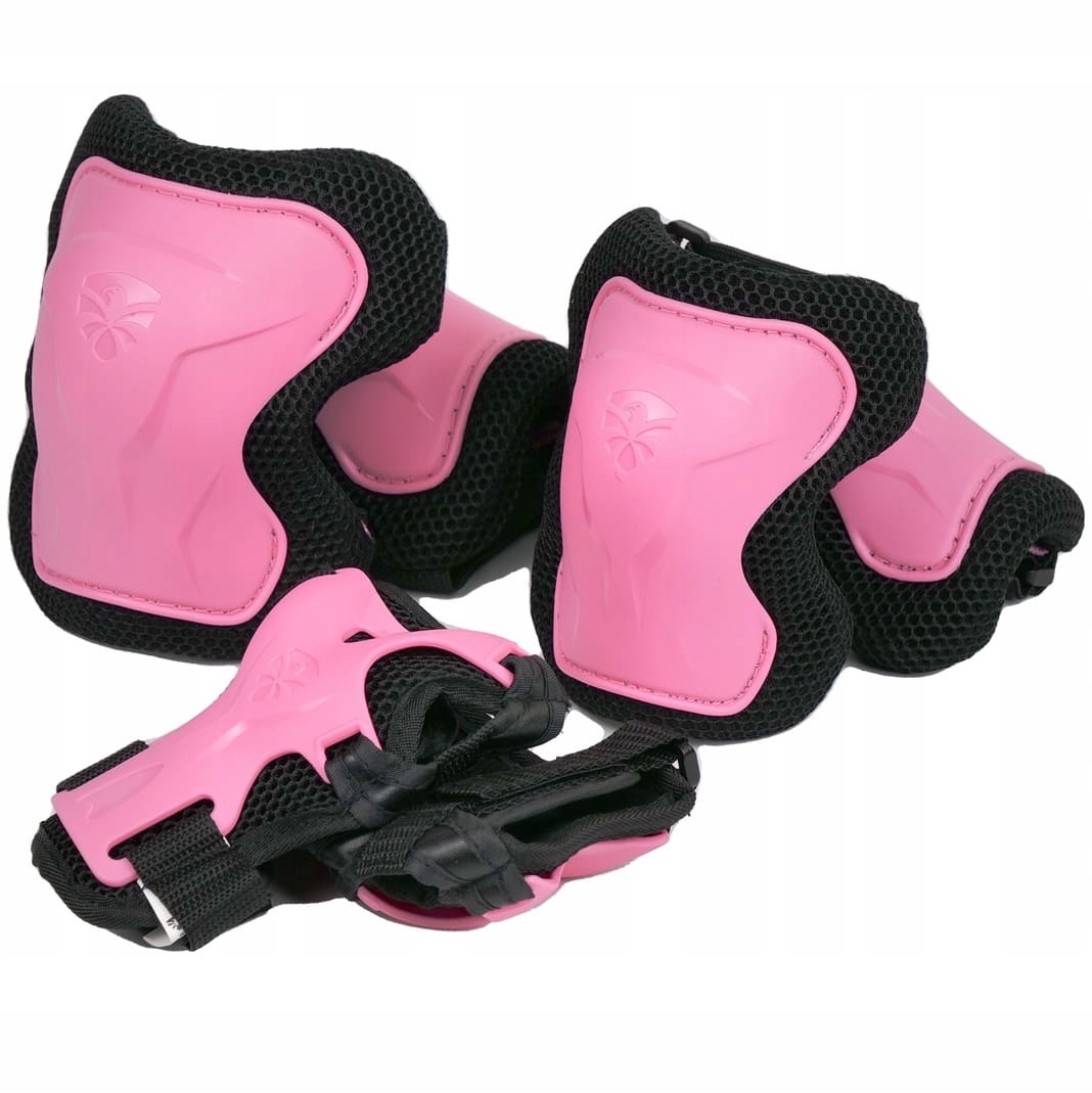 Ochraniacze na rolki dla dzieci Flying Eagle V7 różowe M (7-11 lat)