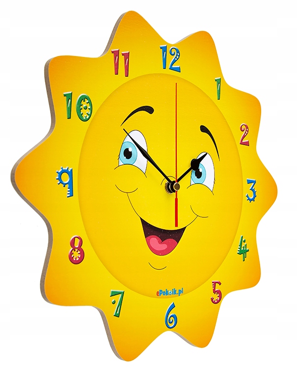 Zegar ścienny Słoneczko Bezgłośny napęd Marka inna