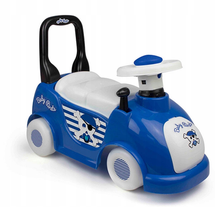 Chicos 35255 Wielofunkcyjny Jeżdzik pirat niebieski Odpychacz Dla Malucha