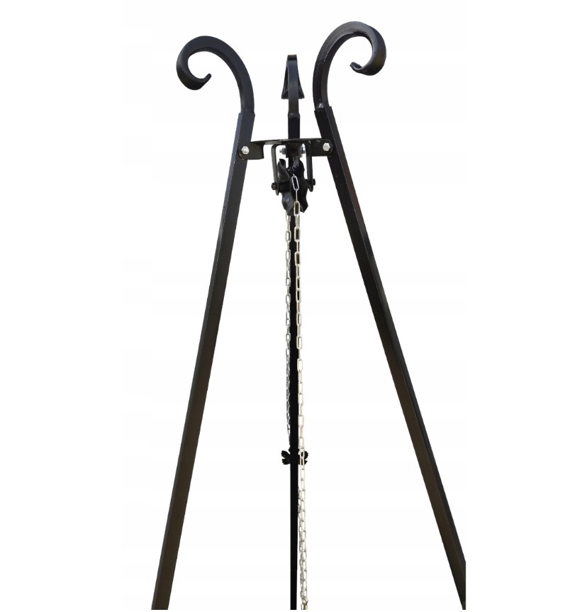 Trójnóg Ozdobny Składany Z Profilu Stojak Grill