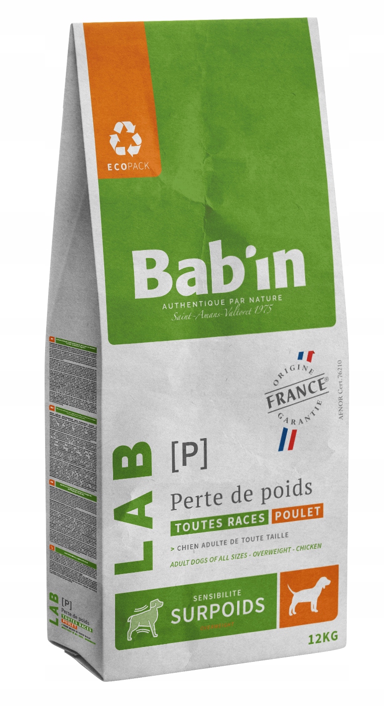 Bab'in Lab Weight Loss – nadváha pro psy 12 kg