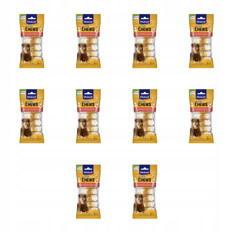 Vitakraft Chews deli kost vázaná kuřecí S 5 ks 70g X10