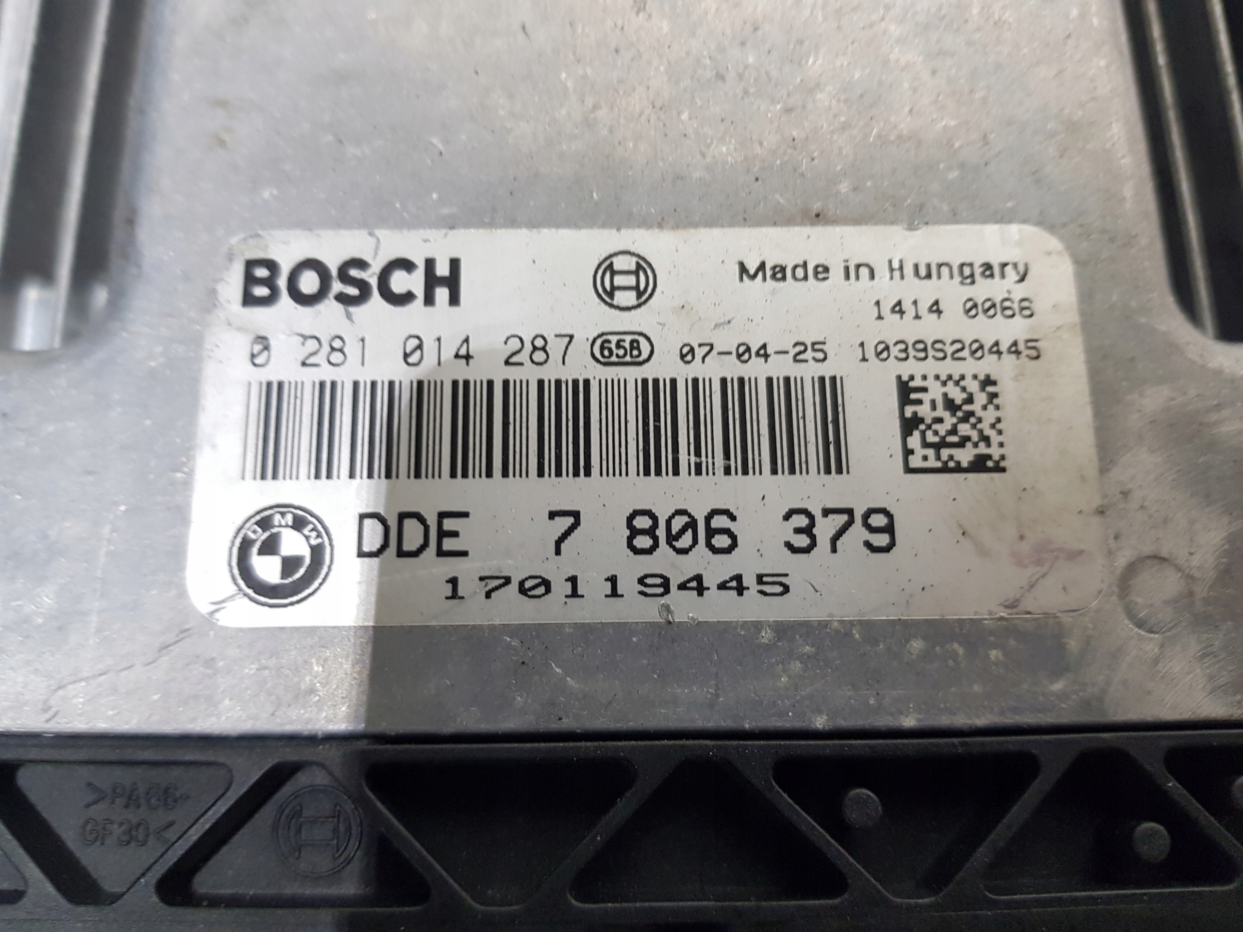 control unit computer of the engine BMW F10 F11 8513242