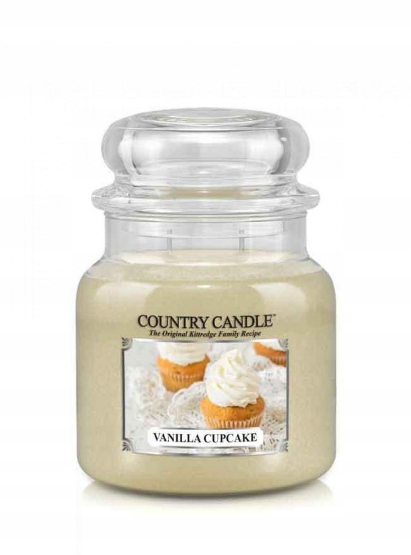 Tradiční sójová svíčka Vanilla Cupcake Country Candle 1 ks
