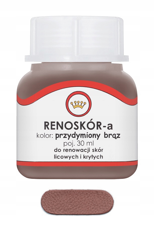 

Renoskór Farba Lakier Do Skóry Przydymiony Brąz 30