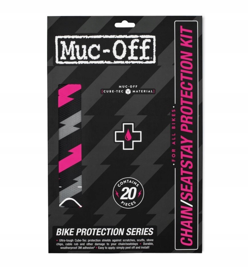Sada ochranných samolepek pod řetěz Muc Off, zadní trojúhelník rámu