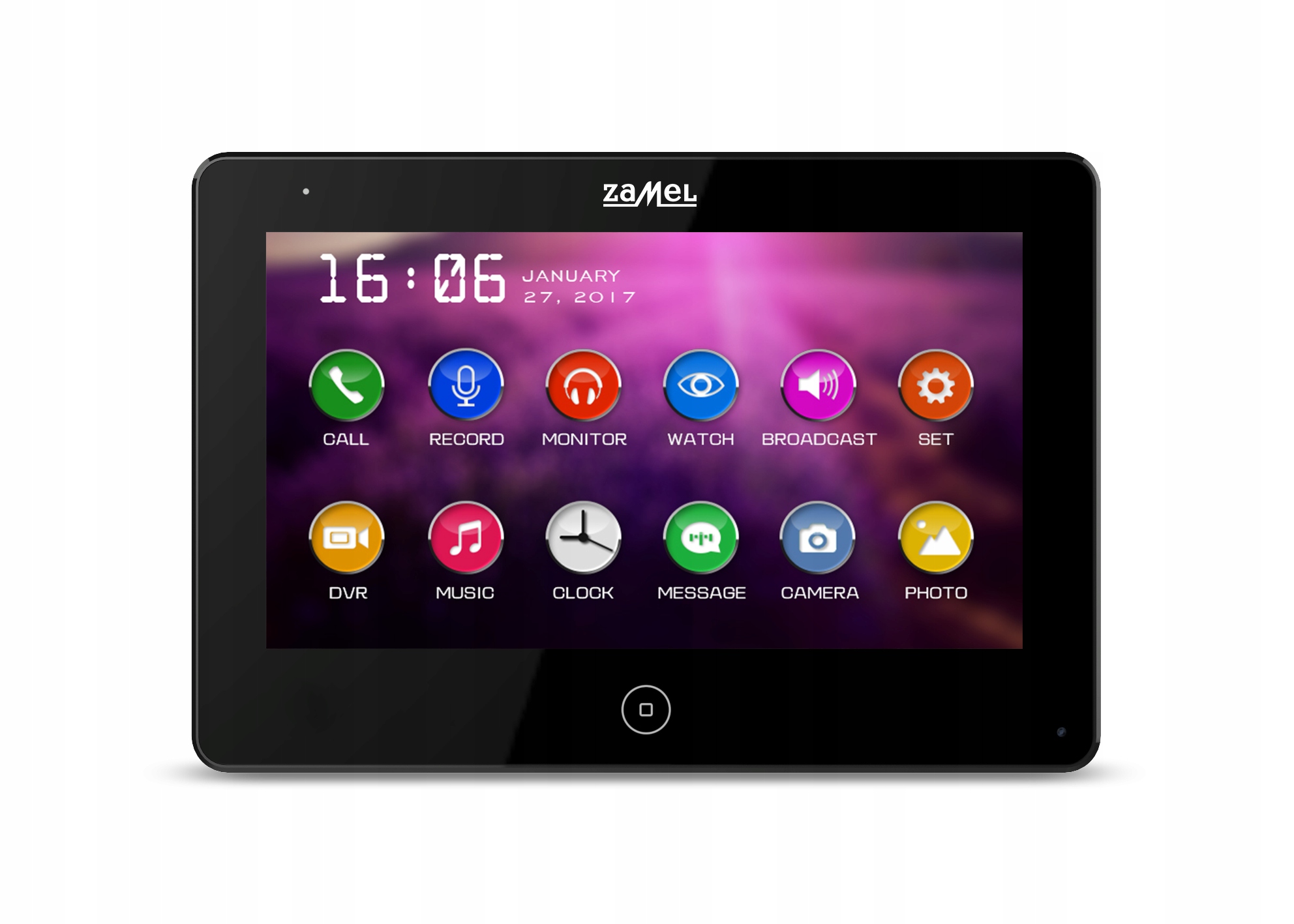 ZAMEL MONITOR WIDEODOMOFON DOTYKOWY 7'' VP-809B EAN (GTIN) 5903669214595