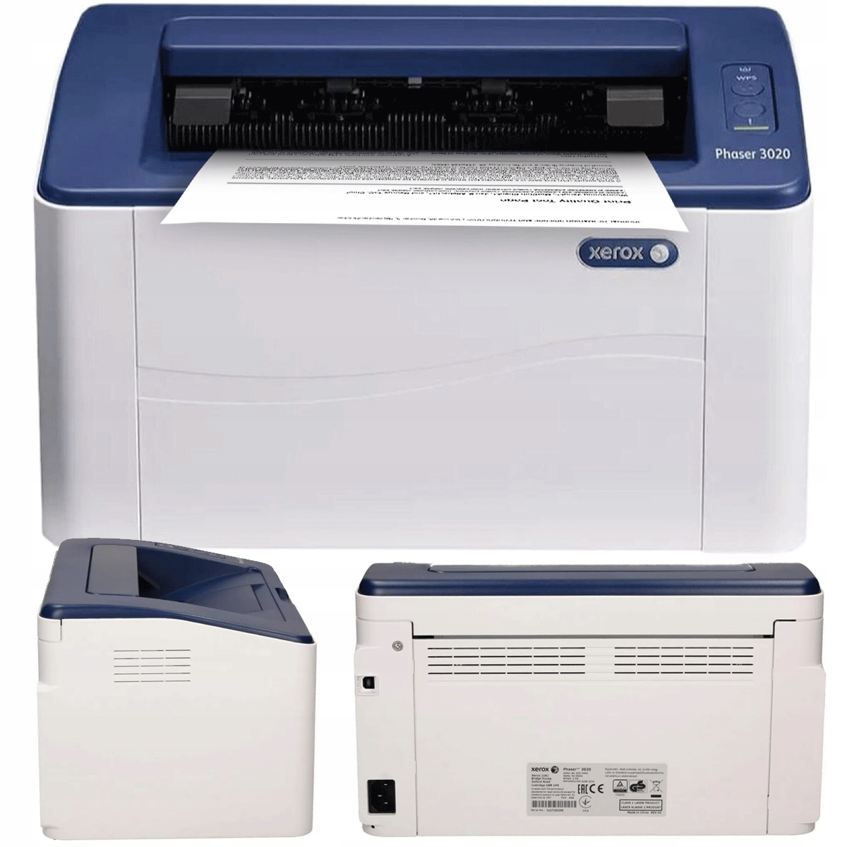 Drukarka laserowa (mono) Xerox Phaser 3020V Usb WiFi