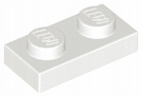 

Lego 3023 plate płytka 1x2 biały 10 szt Nowy