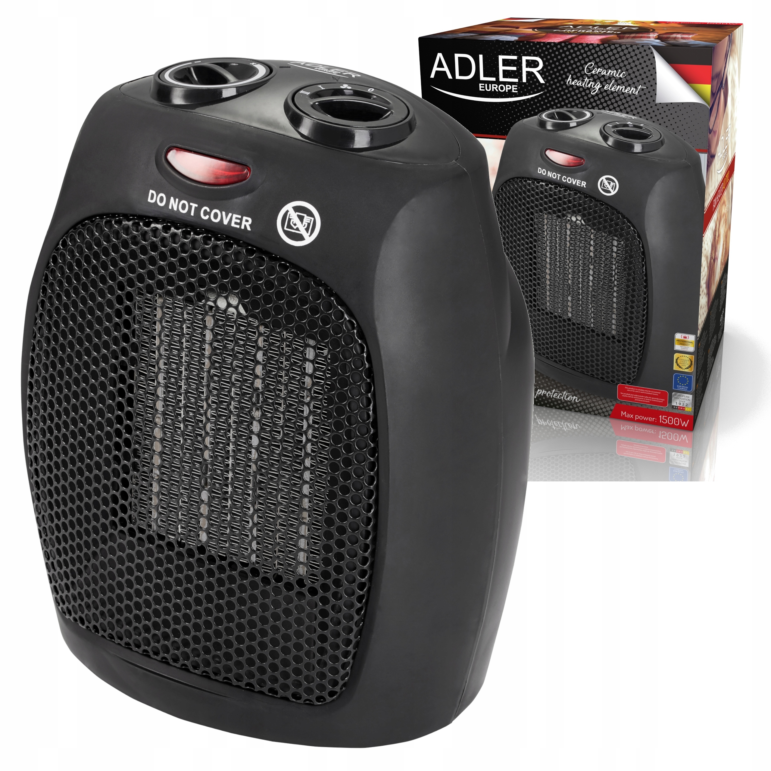 

Termowentylator Ceramiczny Adler Ad 7702 1500W