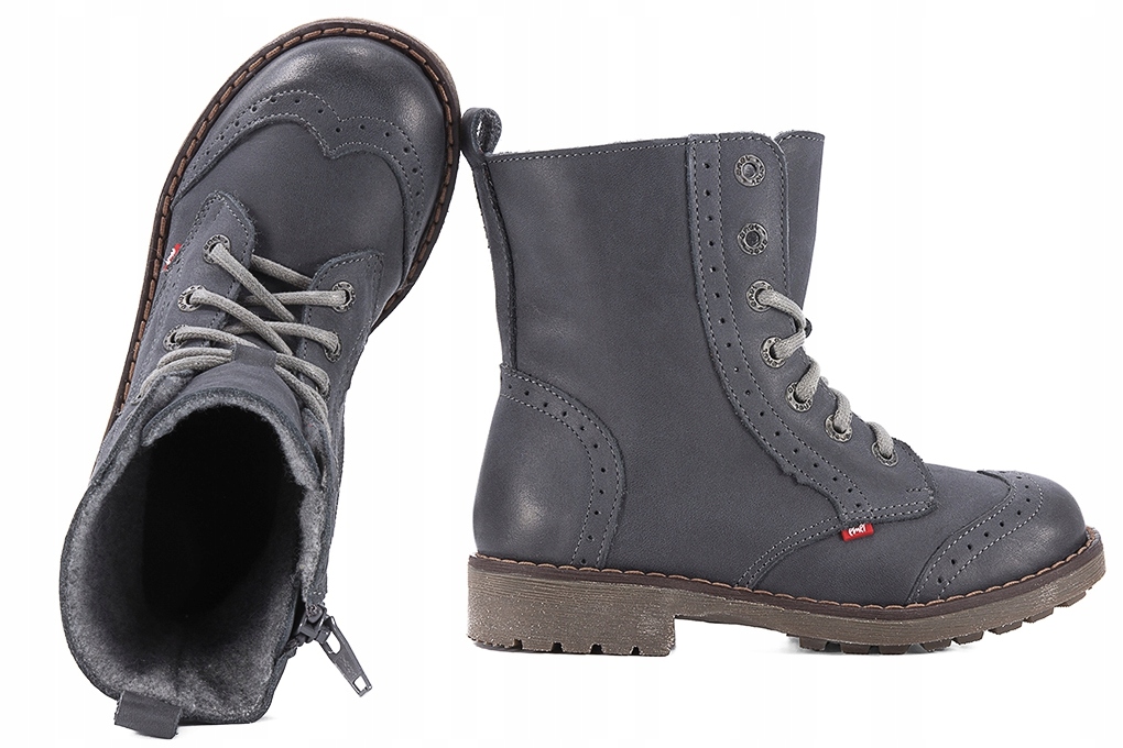 

Emel E1981-4 Trzewiki Ocieplane Zimowe Kozaczki 28