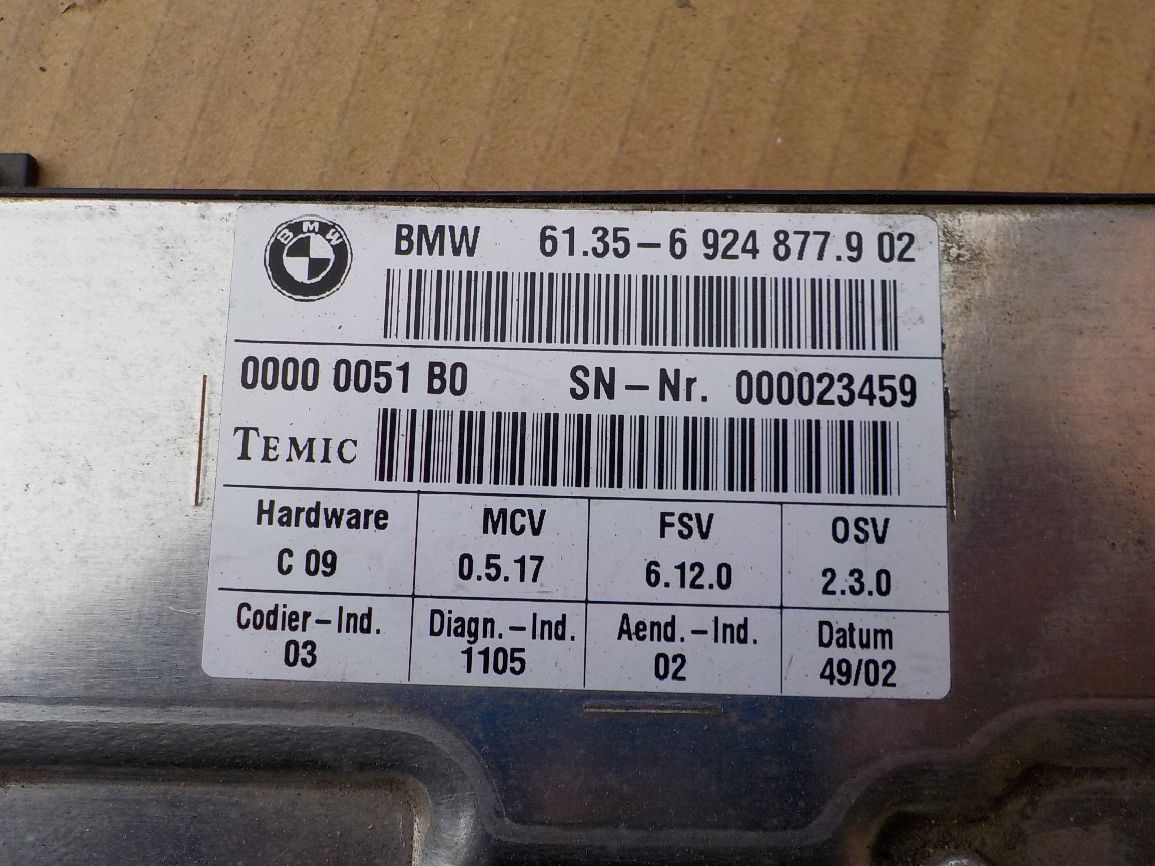modul SITZ bmw e65 6924877