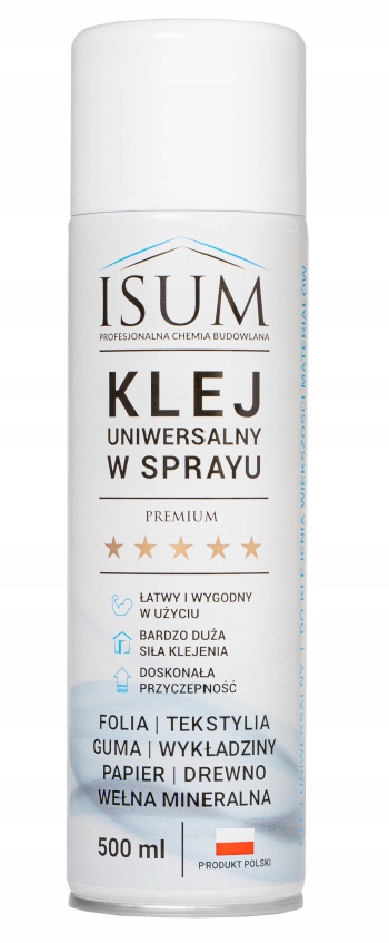 

Isum Klej Ekspresowy Uniwersalny W Sprayu 500ML