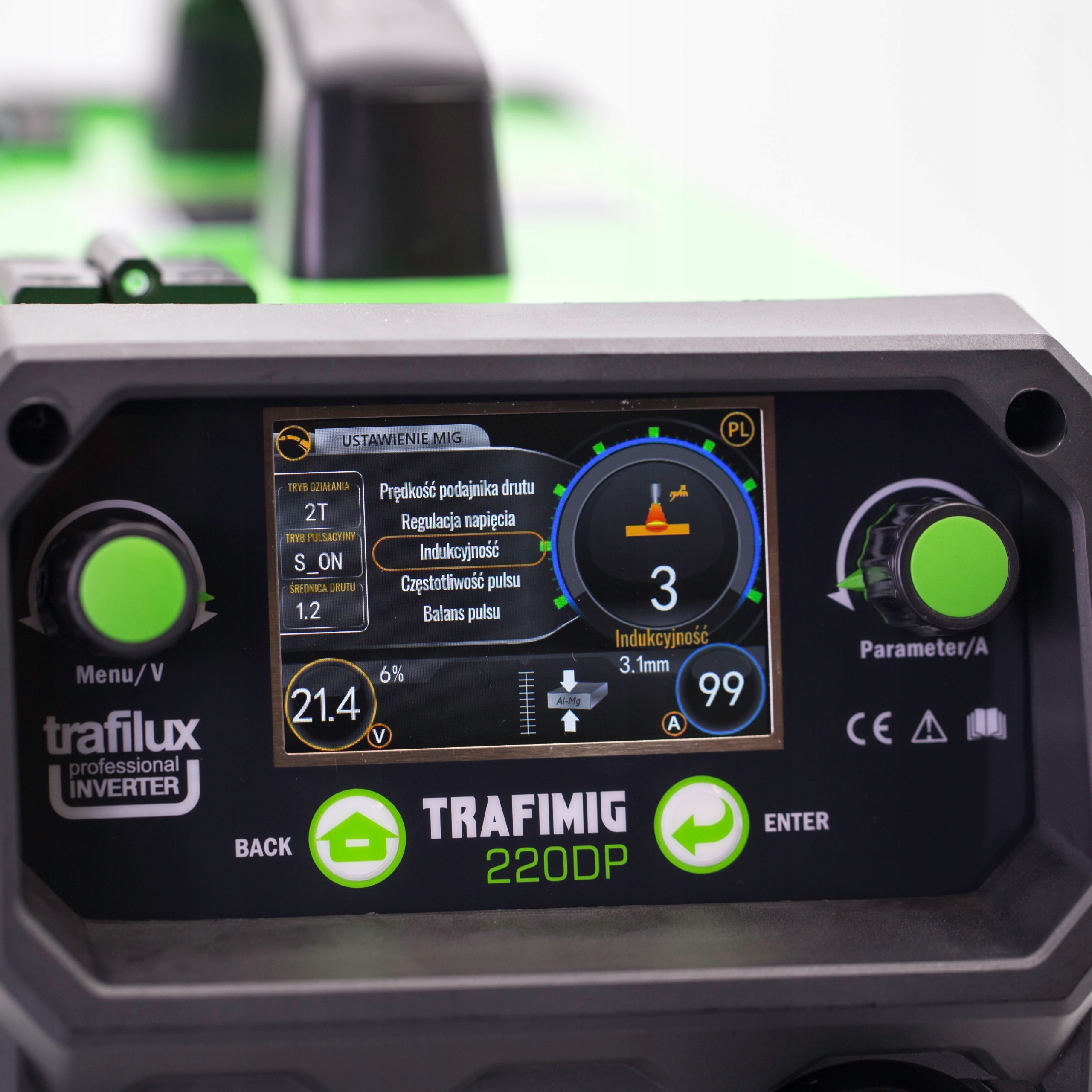 SPAWARKA TRAFILUX TRAFIMIG 220 DUAL PULS NOWOŚĆ Długość kabla masowego 200 cm