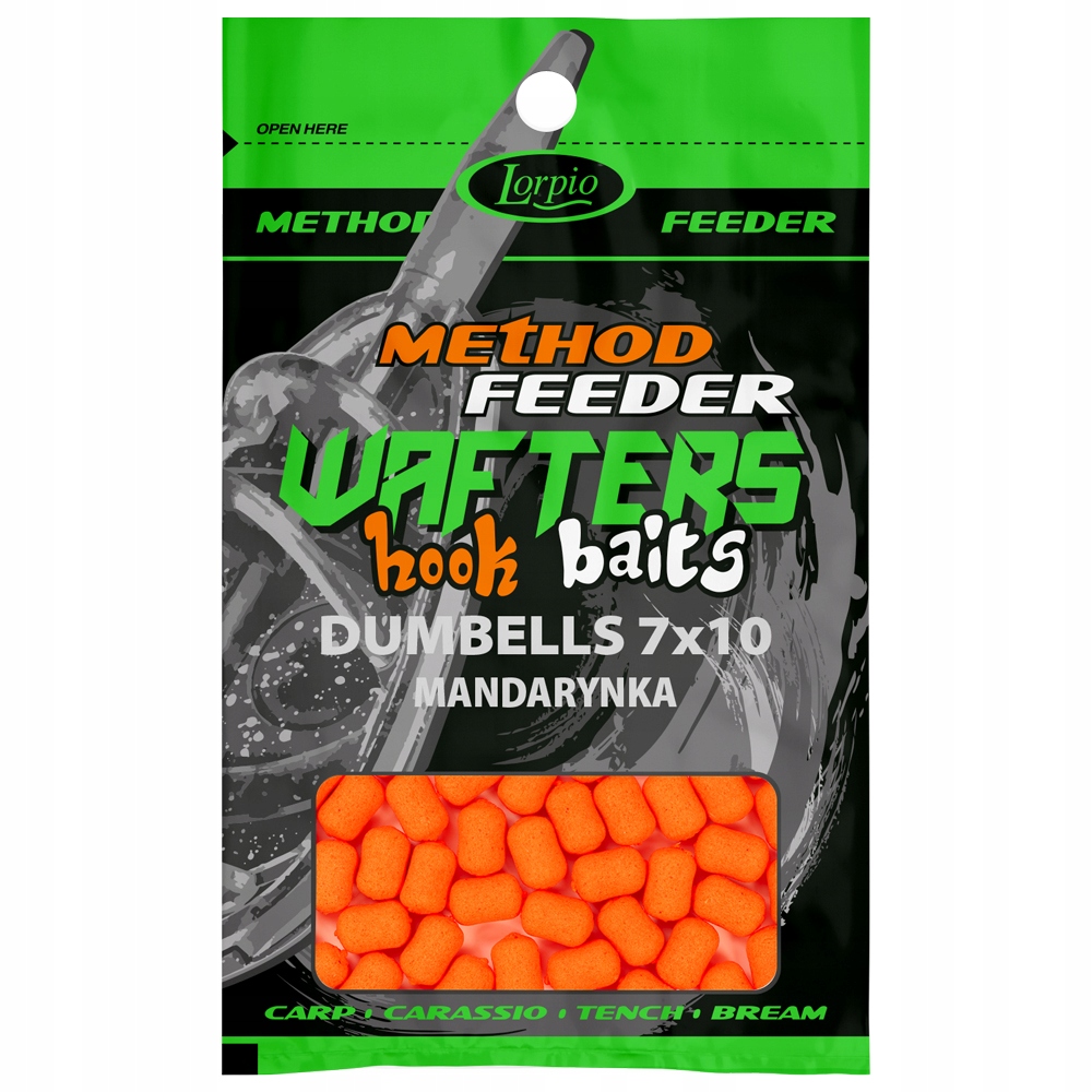 Lorpio Dumbells Wafters Mandarynka 7x10mm