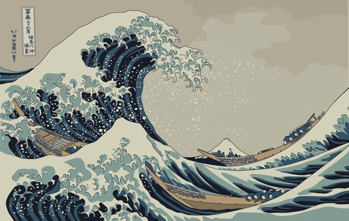 Fototapeta 380x254 flizelina Fala #F076 #sf