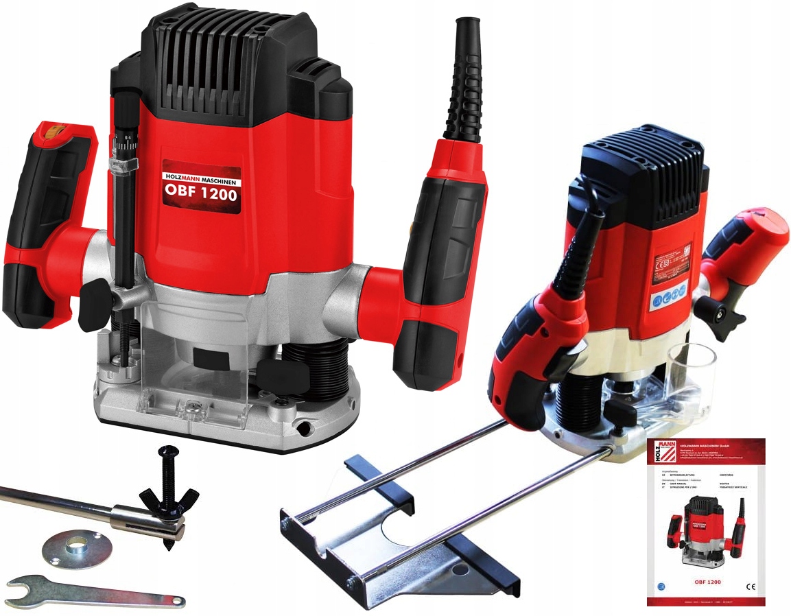 FREZARKA GÓRNOWRZECIONOWA RĘCZNA 1200W + CYRKIEL