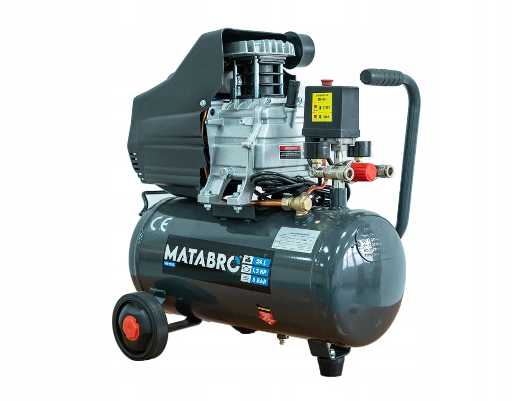 Matabro MB-K102, Olejový kompresor 24l, 230V 2500W