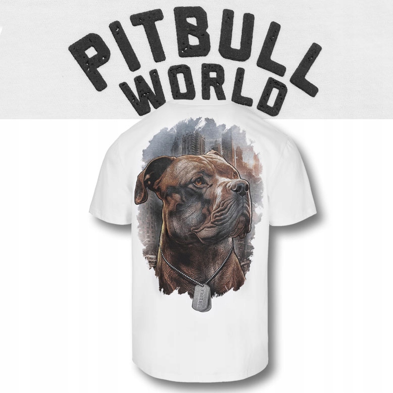 Męska Koszulka Pitbull Bawełniany T-shirt z nadrukiem Hero