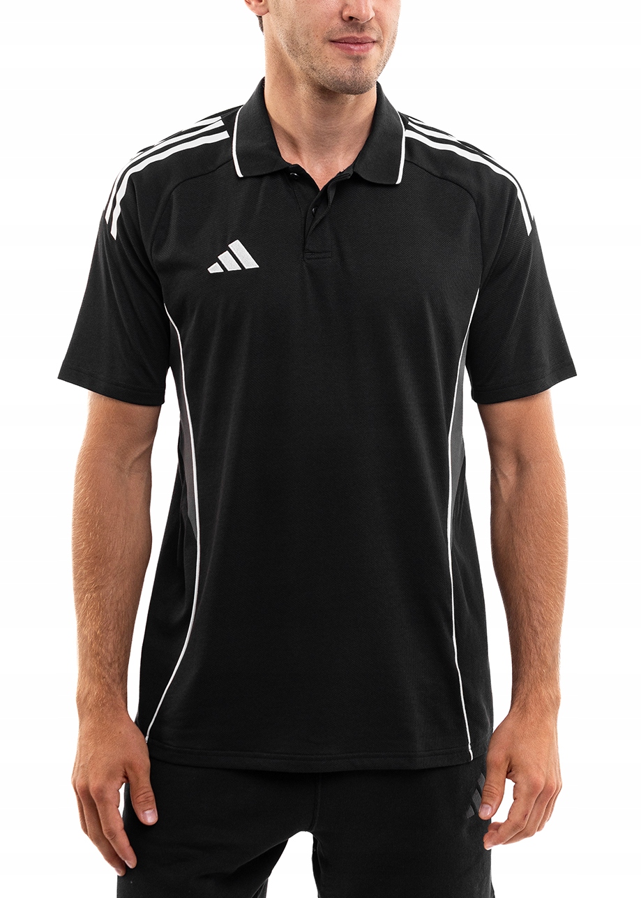 Koszulka Polo Męska adidas Tiro 25 T-shirt Polówka Sportowa Czarna roz. XL