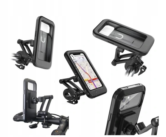 Mocny uchwyt rowerowy na telefon HL-69 wodoodporny – stabilne mocowanie