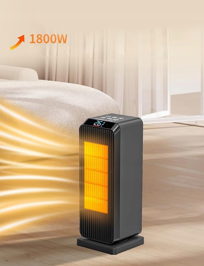 Termowentylator 1800 W, farelka ceramiczna + pilot EAN (GTIN) 723532264244