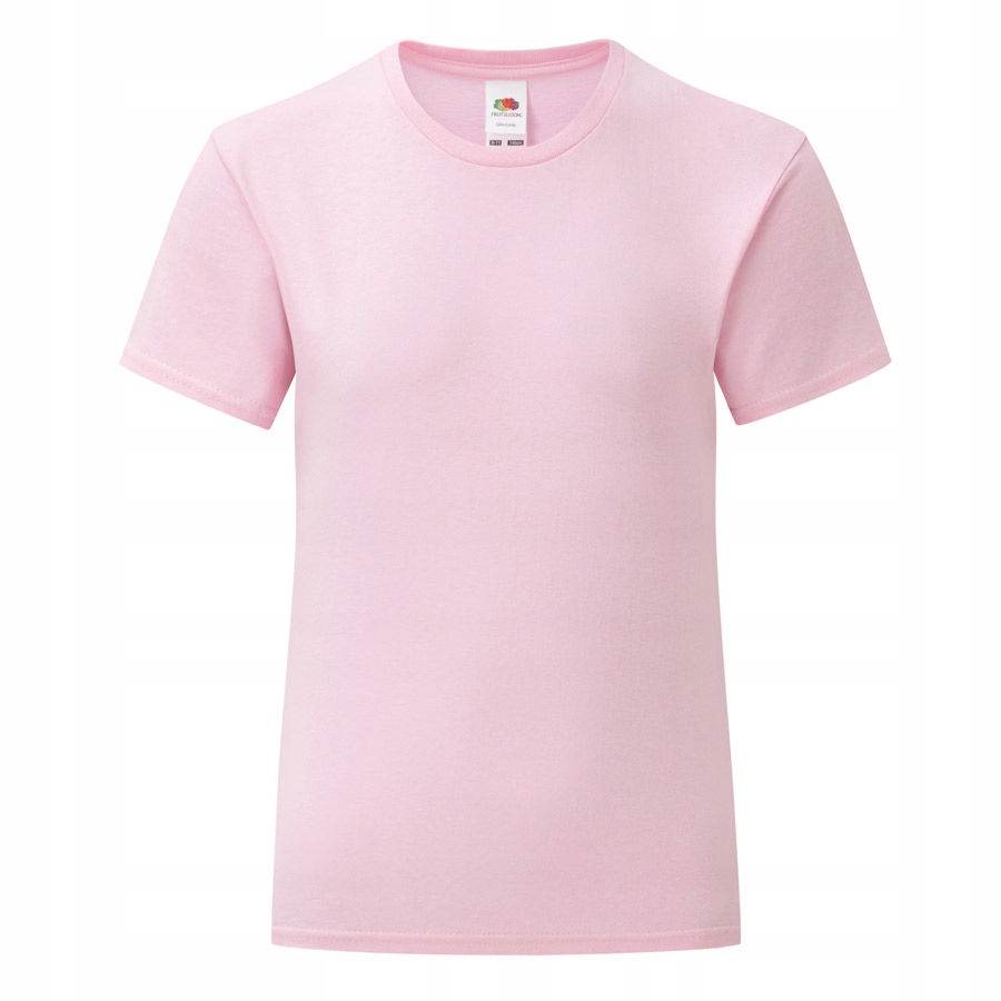

Koszulka dziewczęca T-shirt Iconic jasny róż 128