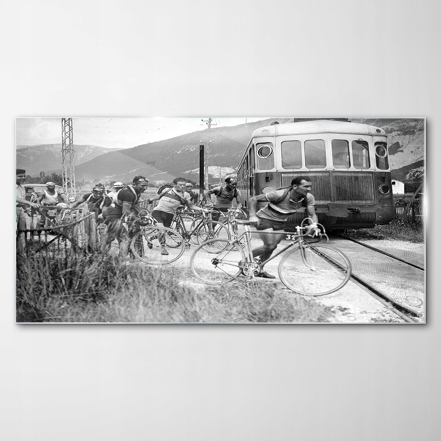 Obraz na skle Dekor Tour De France Vintage 100x50