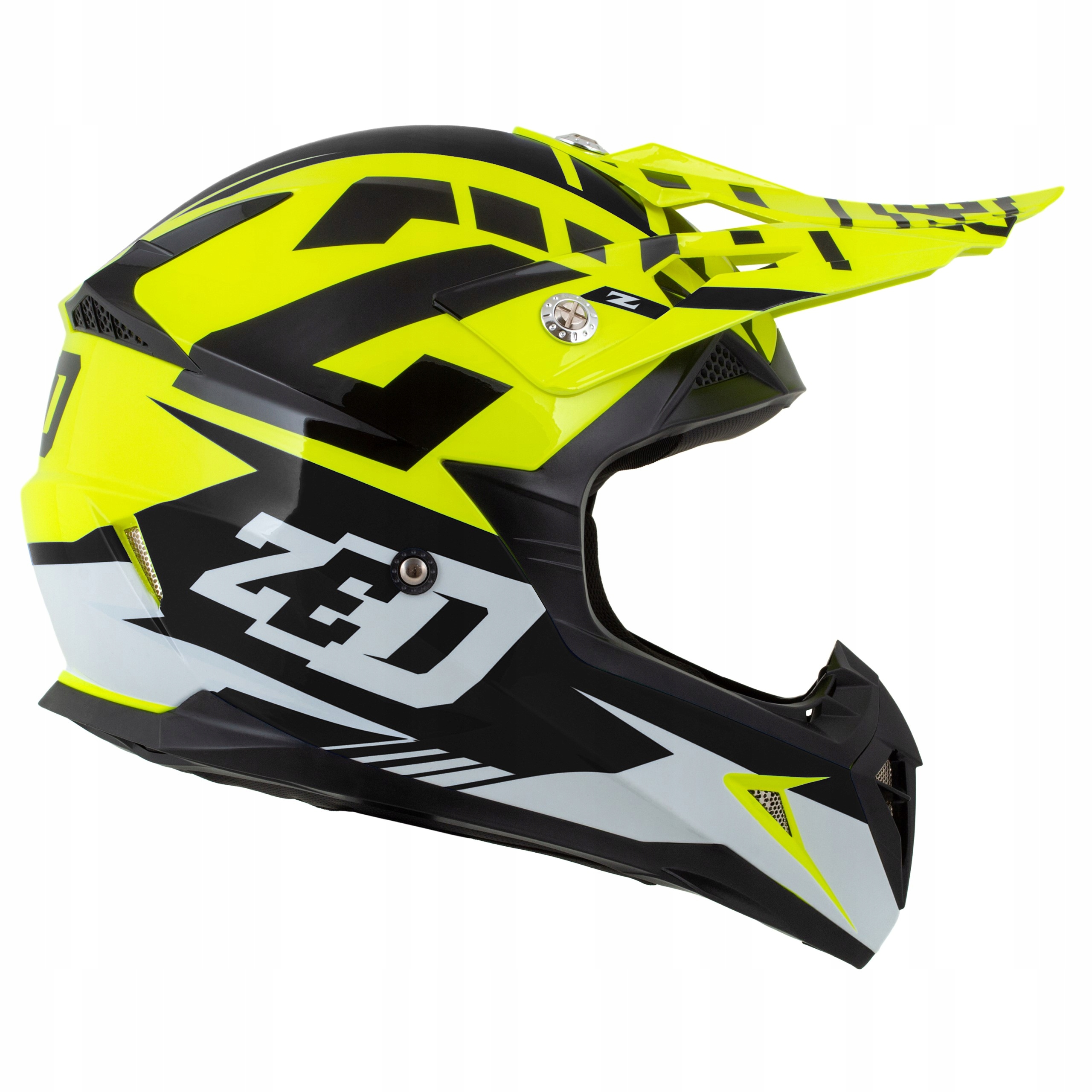 ZED X.1 KASK CROSS MOTOCYKLOWY GOGLE KOMINIARKA L Typ Cross / Enduro