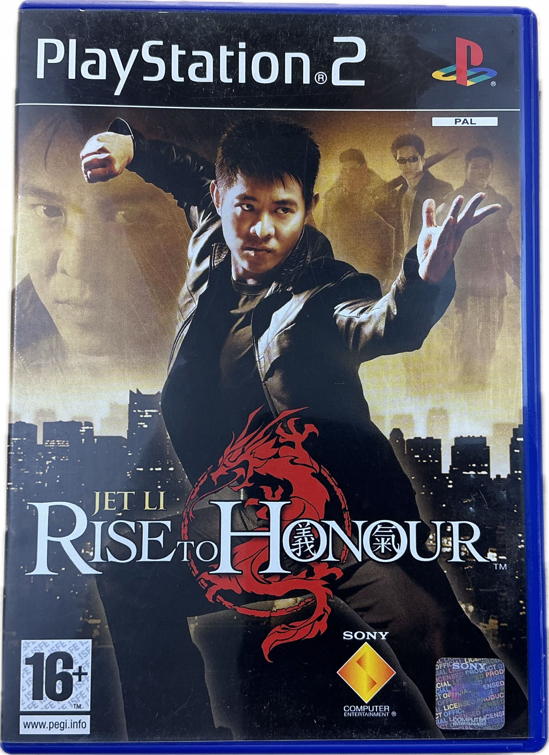 RISE OF HONOUR płyta ideał- komplet WYDANIE PL PS2