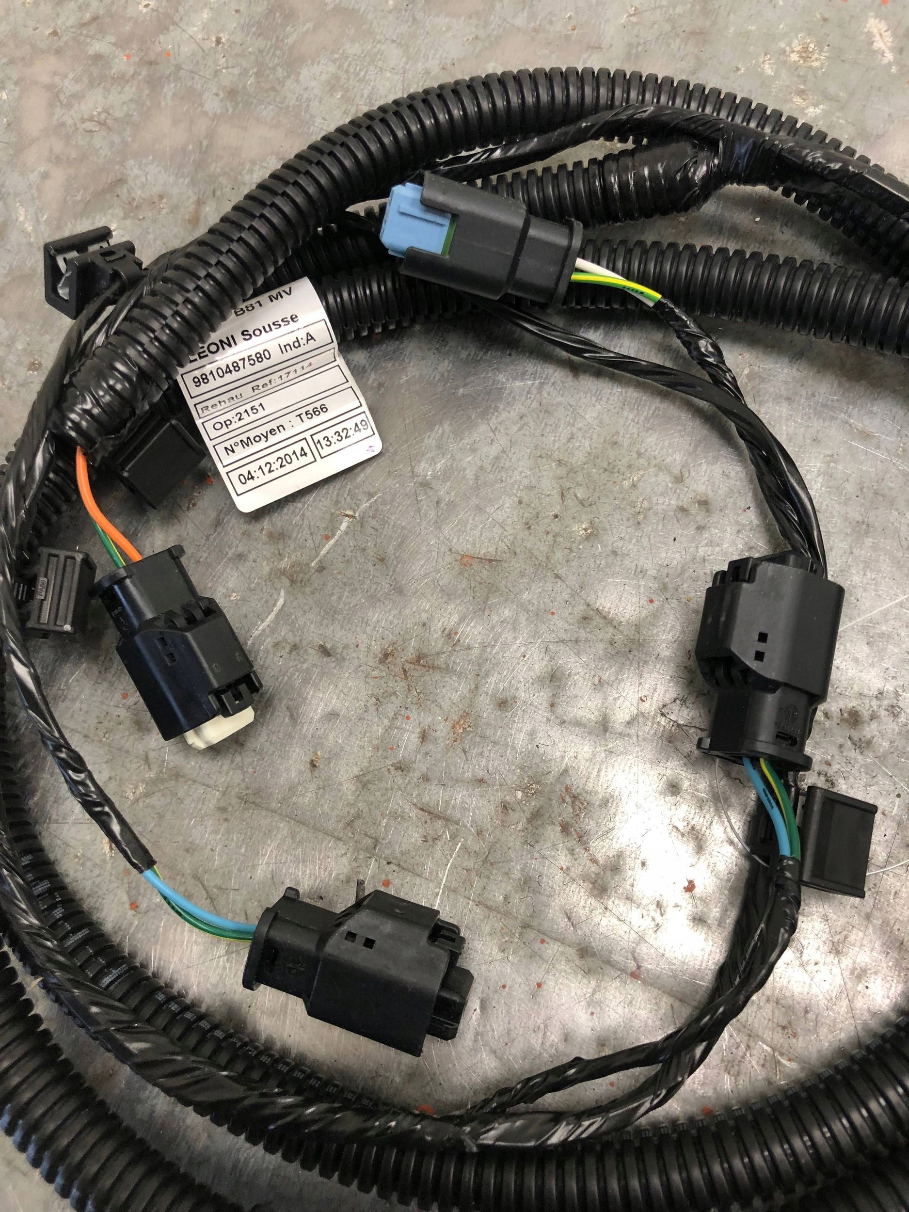 Câblage PDC PEUGEOT CITROEN 9810487580
