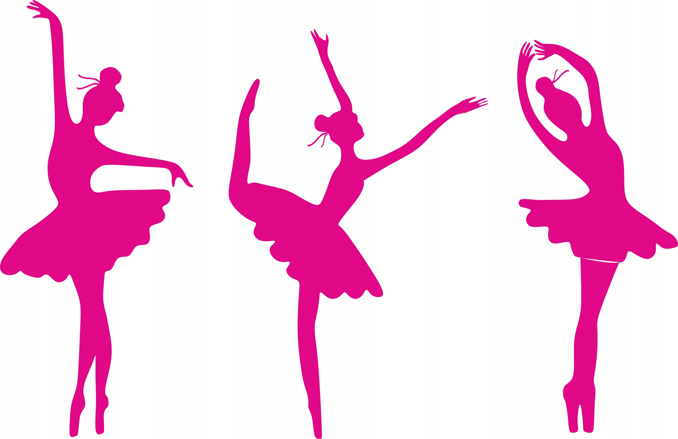 

Naklejka Baletnice Balerina 100 CM 3 Szt