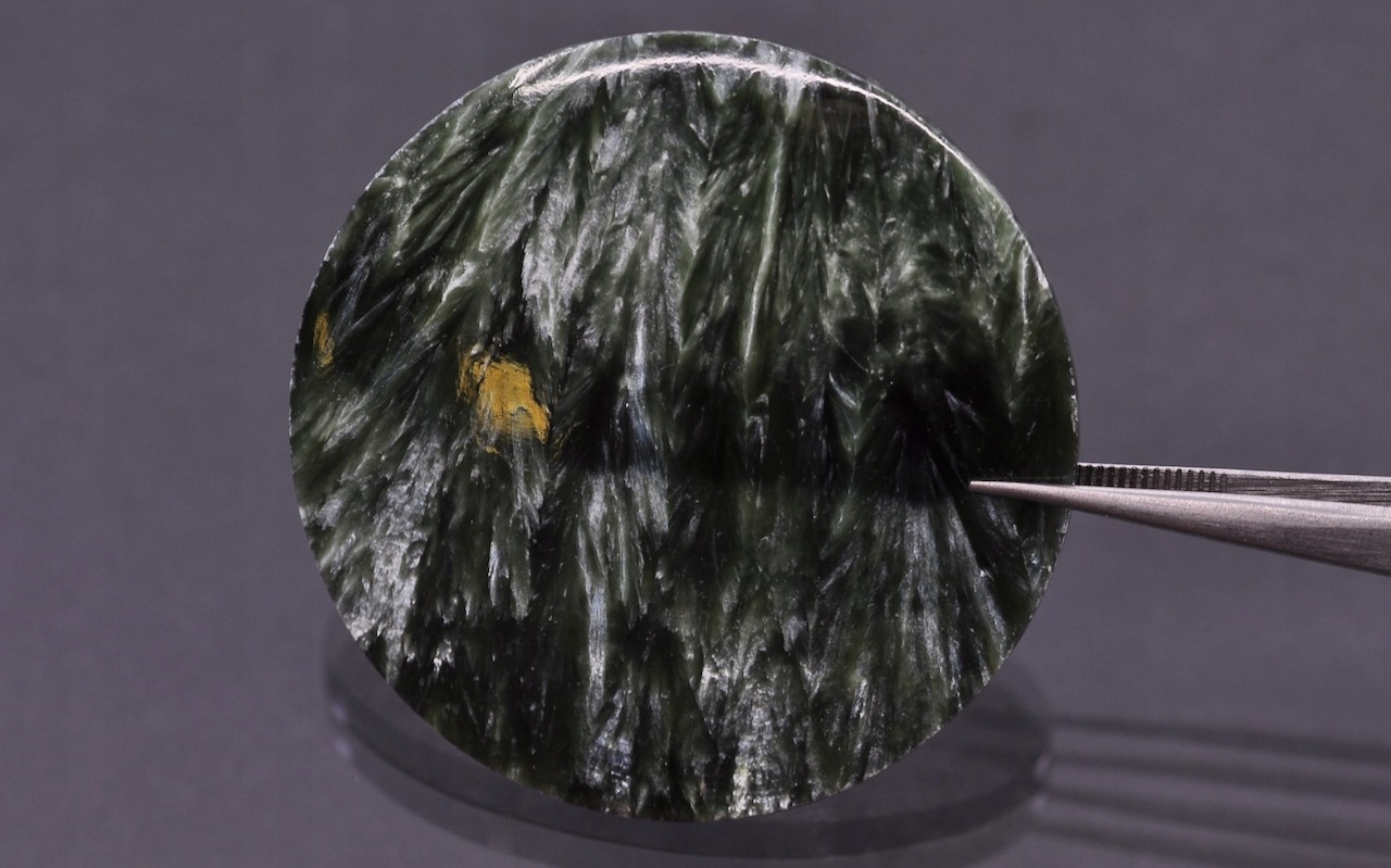 Serafinit deska konvexní kulatá fi 45 mm