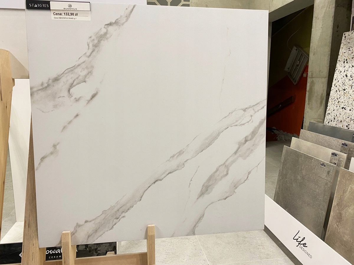 Płytka 60x60 Calacatta Marmur statuario stargres Marka Home Design