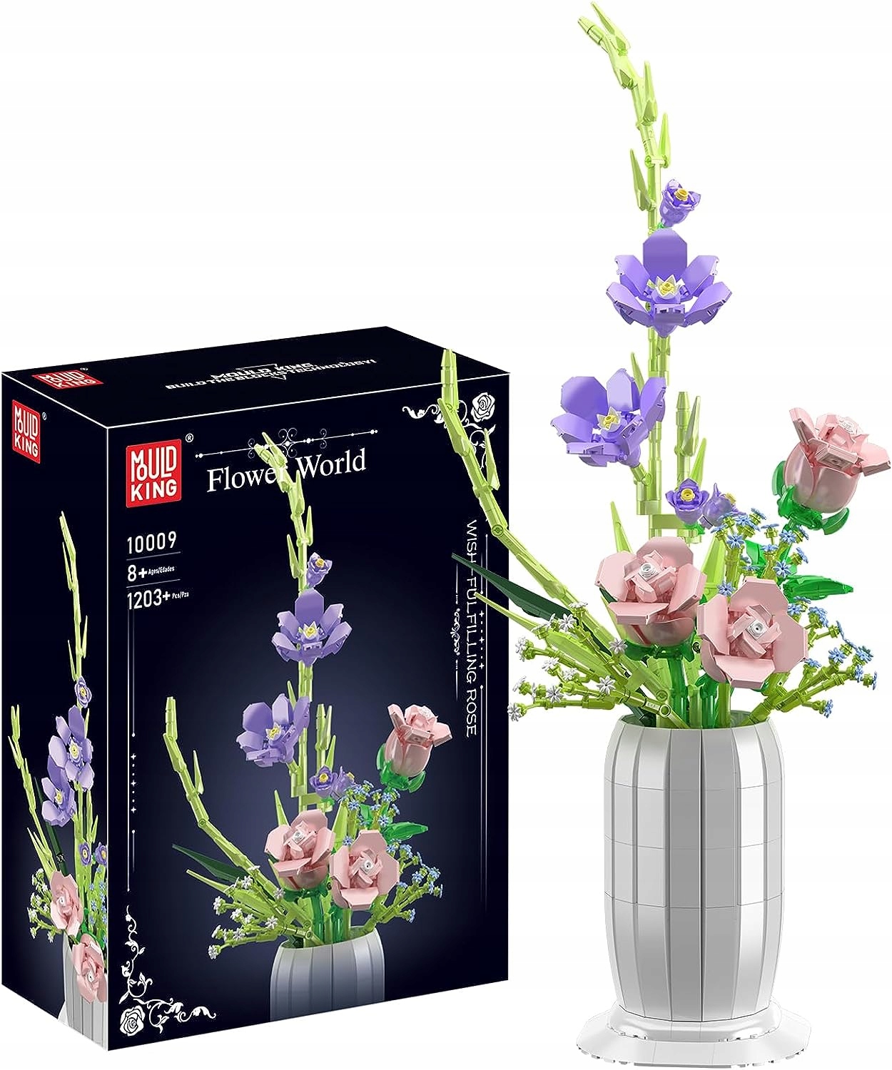 Klocki Mould King 10009 Flower World Wish Rose