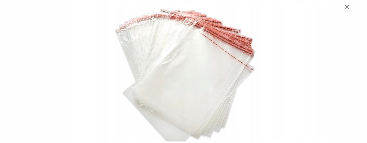 

Torebki woreczki foliowe B6/PP/100szt na koperty