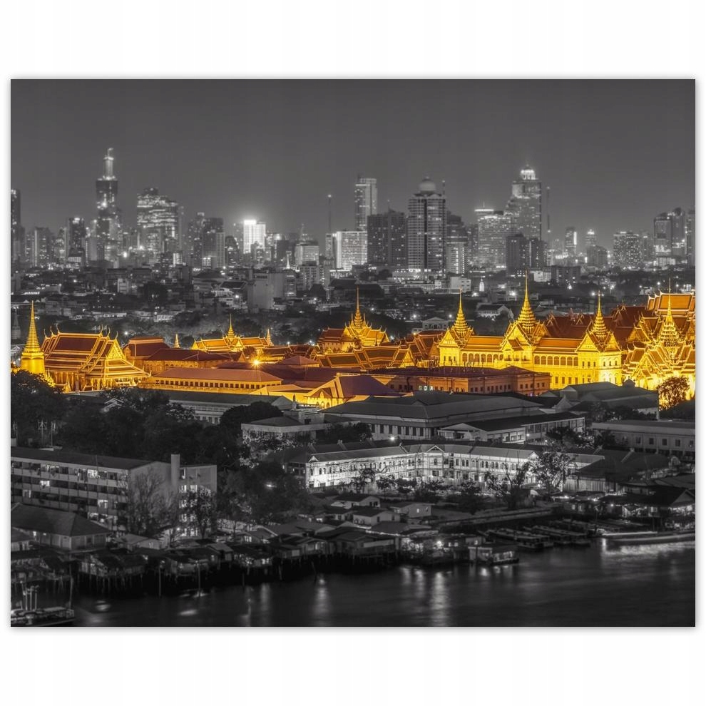 

Plakat 50x40 Gold night in Bangkok