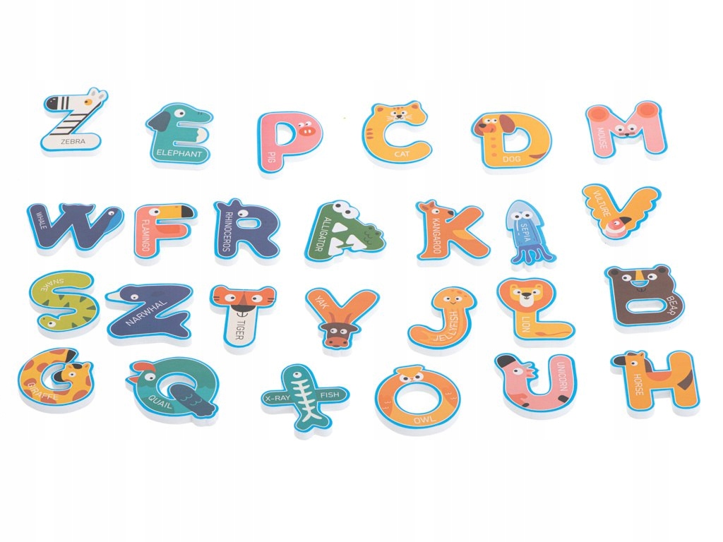 Zabawka do kąpieli literki cyferki piankowe Bohater brak