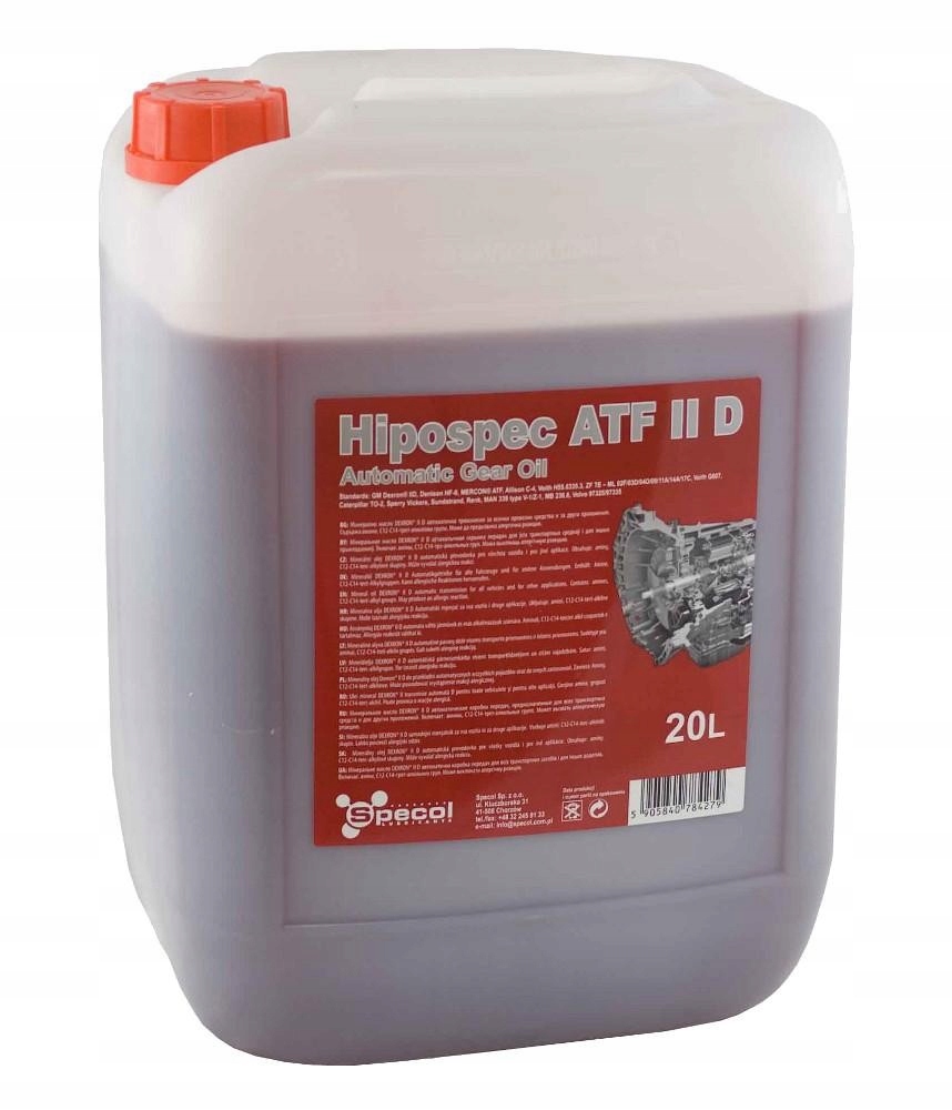 OLEJ SPECOL HIPOSPEC ATF II D 20L / PRZE OSP