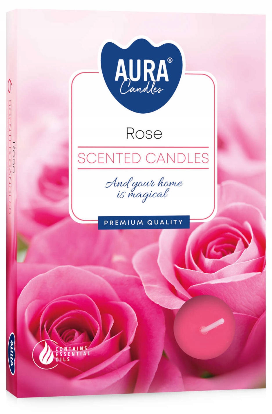 Podgrzewacze zapachowe Róża 6 szt.