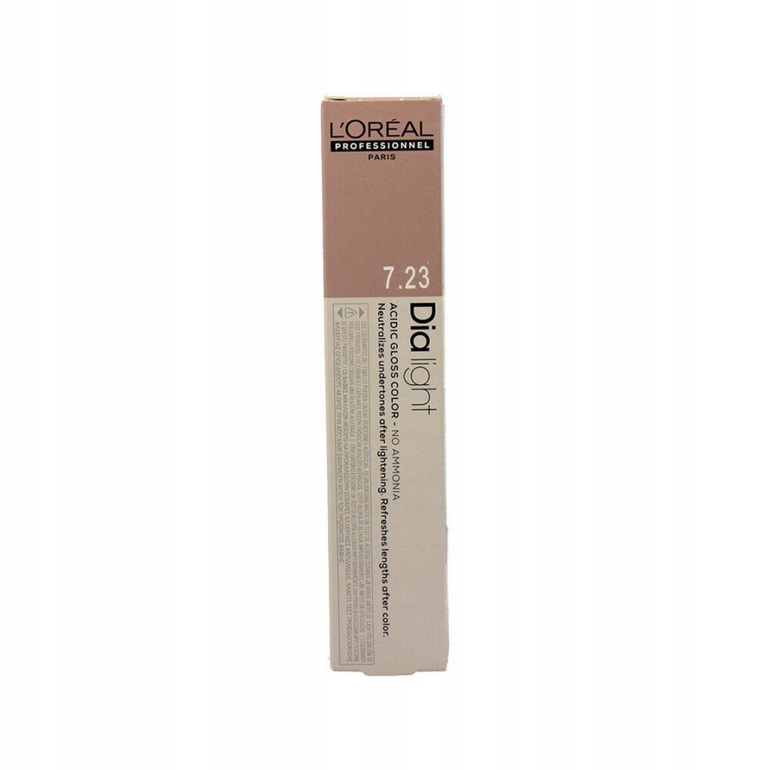 Trvalé barvení L'Oreal Professionnel Paris Light Bez amoniaku N 7.23 (5