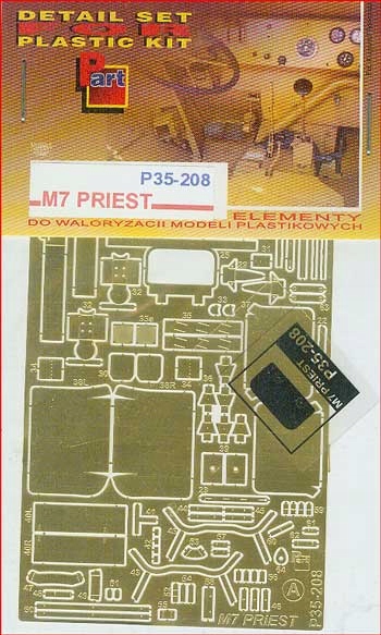 Část P35-208 1/35 M7 Priest (Akademie)