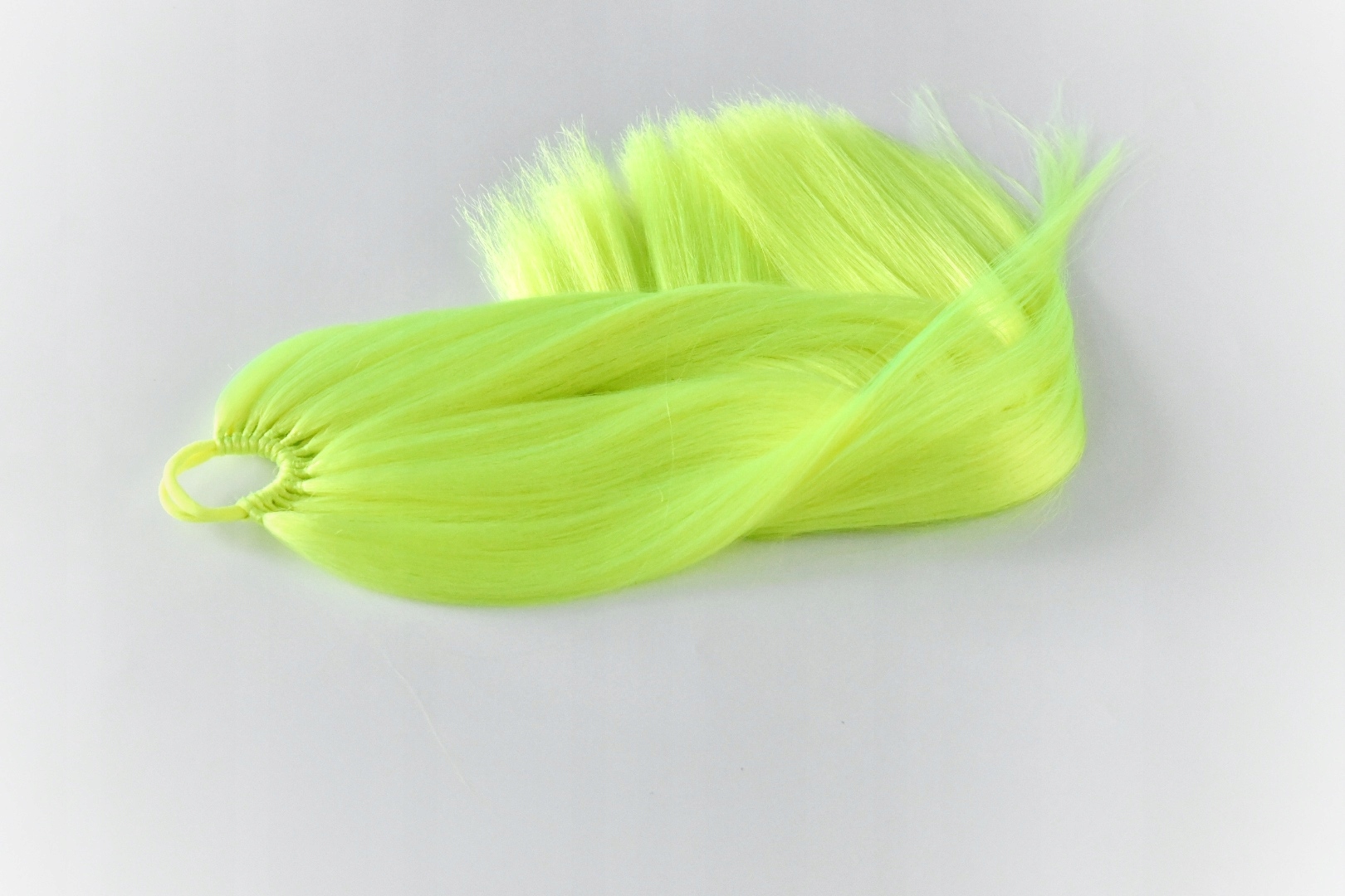 Culík na gumičce, prodloužení culíku neonový žlutý XL 160g