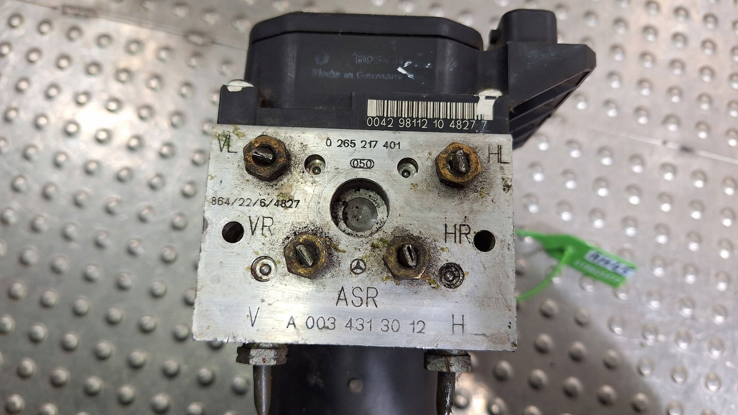 pump control unit ABS 0265217401 A0034313012 MERCEDES W210