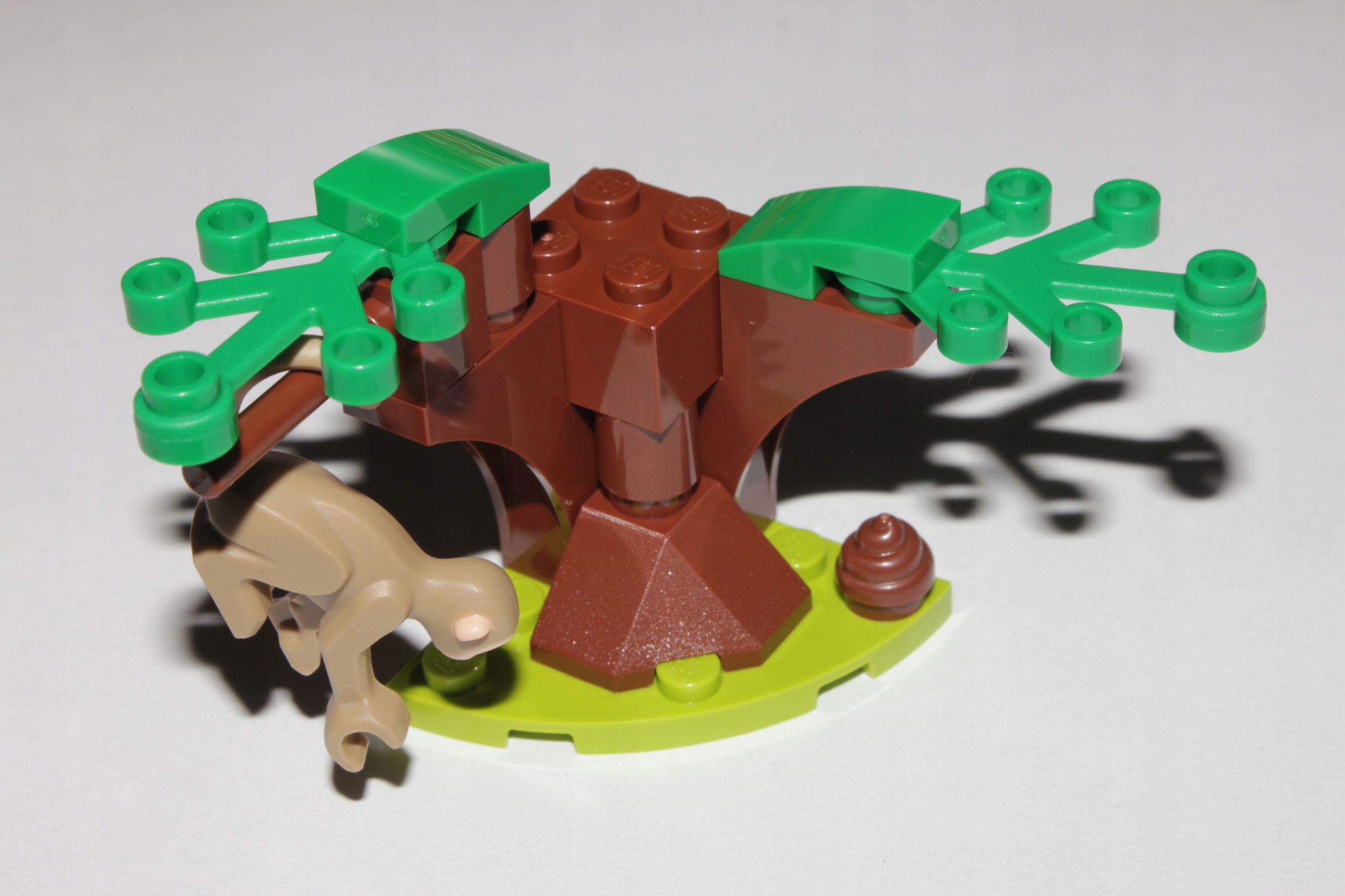 LEGO ROŚLINY ZWIERZĘTA SAWANNA DRZEWO MAŁPKA KUPKA PŁYTKA, NOWE Marka LEGO