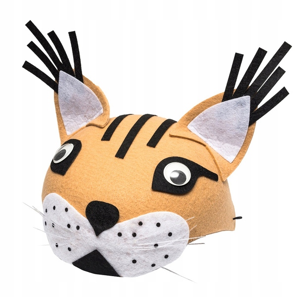 CZAPKA FILCOWA RYŚ RYSIA KOT Z FILCU