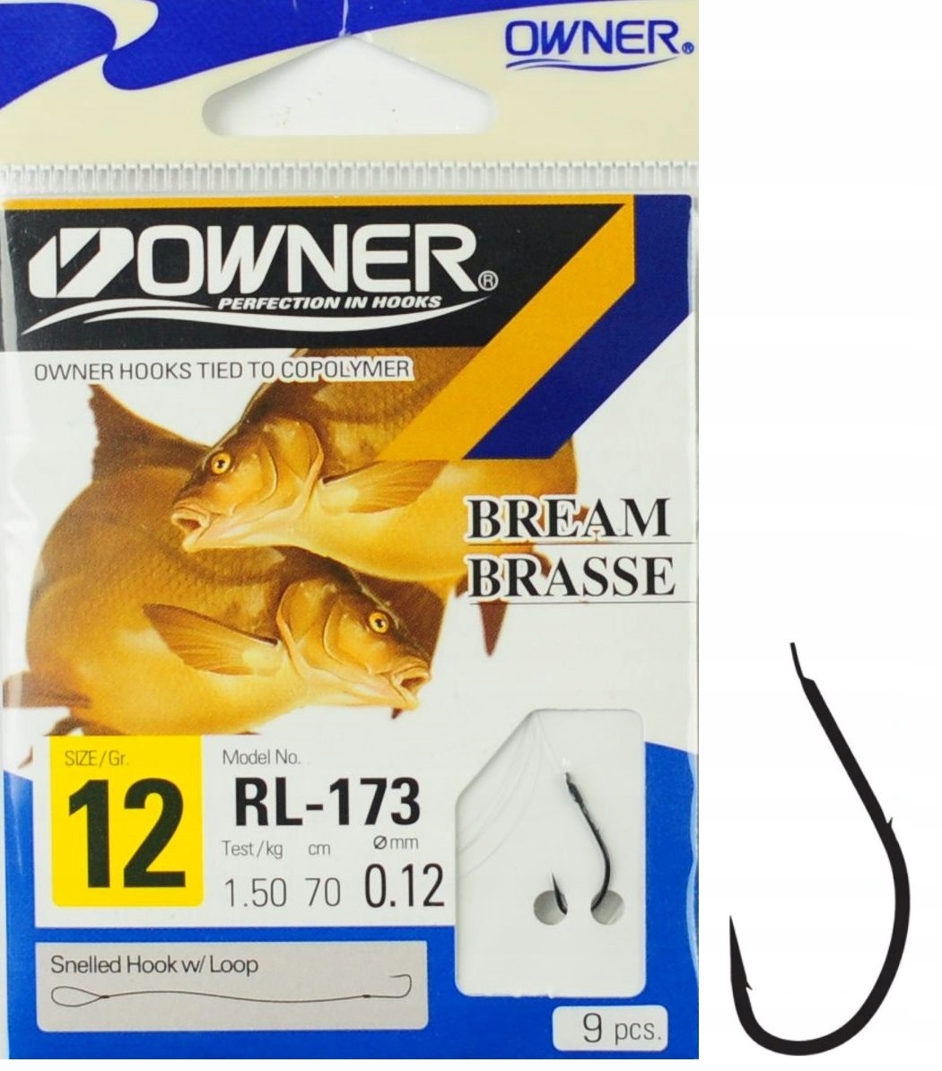 r.12 Haczyki wiązane z przyponem Owner Seigo-bh 50173 RL-173